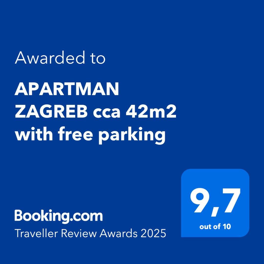 Apartman Zagreb Cca 42M2 With Free Parking Extérieur photo